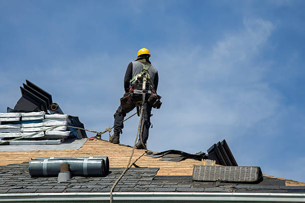 Professional Roofing technician working in Natrona Heights, PA